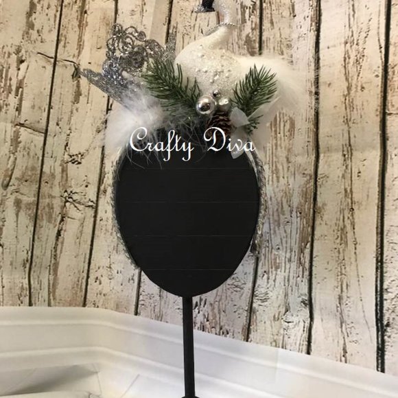 Christmas White Swan Headband, White Christmas Headpiece, Princess Tiara - Picture 8 of 16